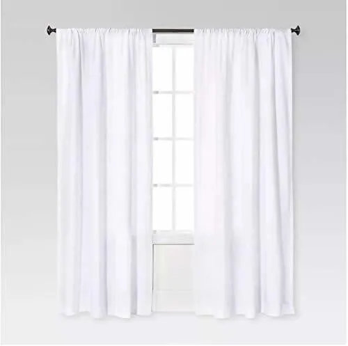Divine Kids Curtain Panel White 95x54 1pk