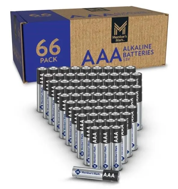 Aaa Alkaline Batteries 66ct