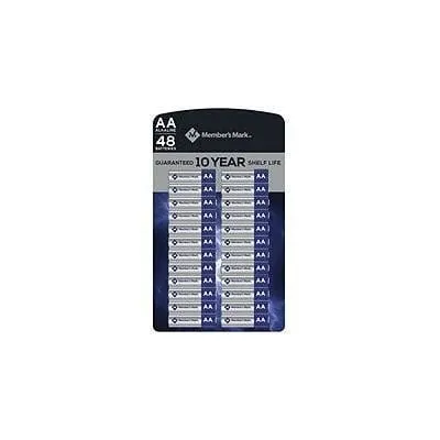 Alkaline AA Batteries 46ct