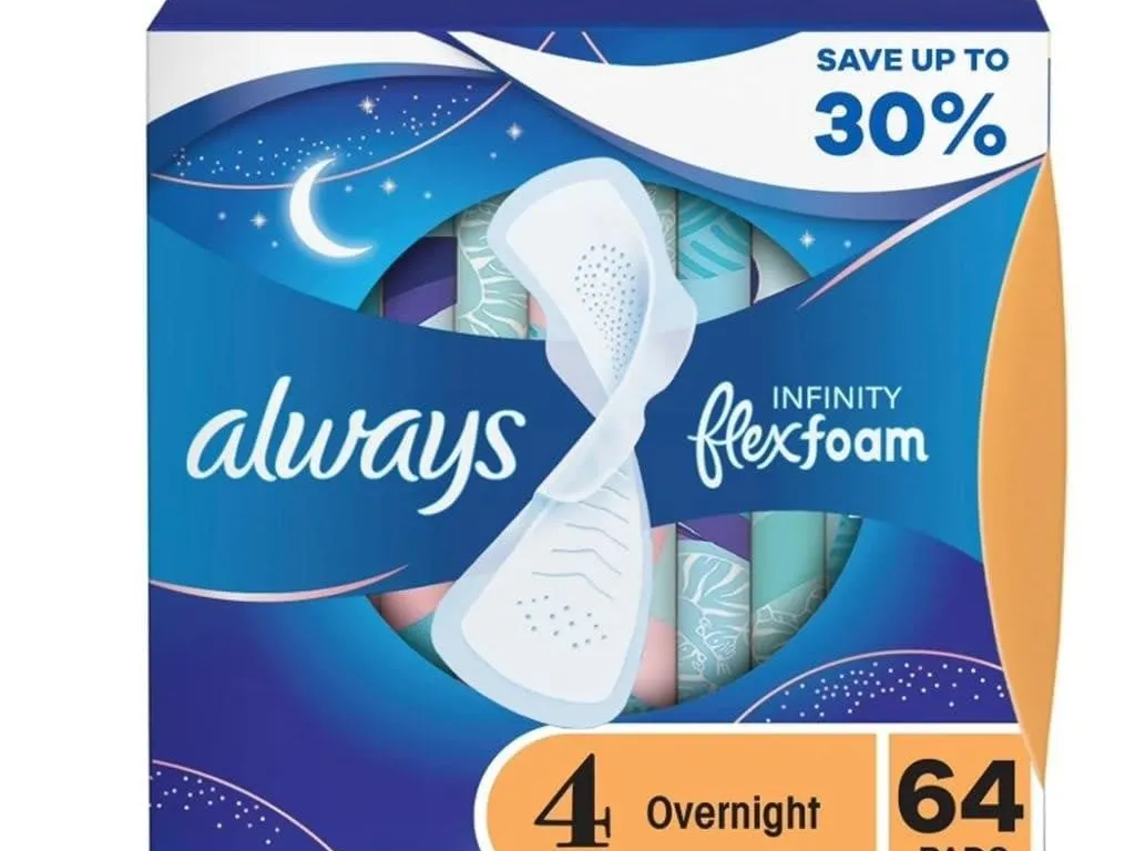 Always Infinity FlexFoam Pads Size 4 64ct