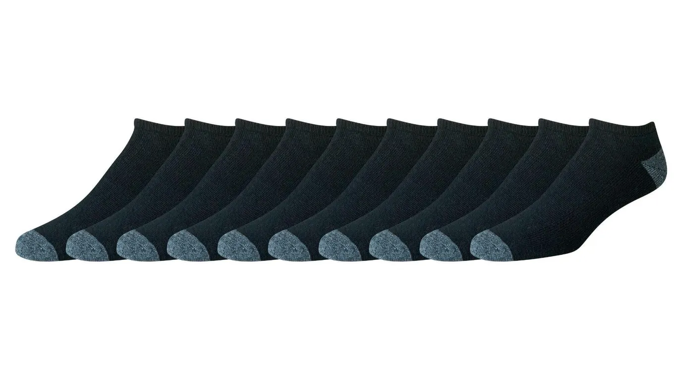 Amazon Essentials No-Show Socks Size 13-15 10pk
