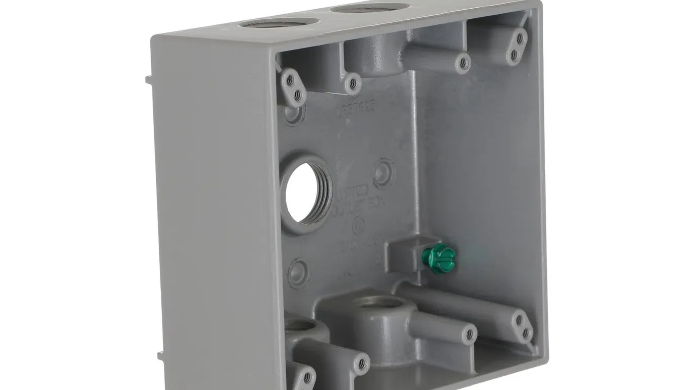 Bell 5337-0 2-Gang Weatherproof Box 31 Cu-in