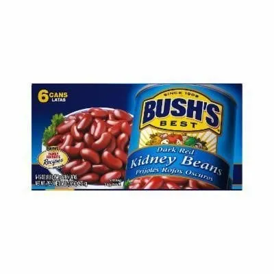 Bushs Best Dark Red Kidney Beans 16 oz 6pk