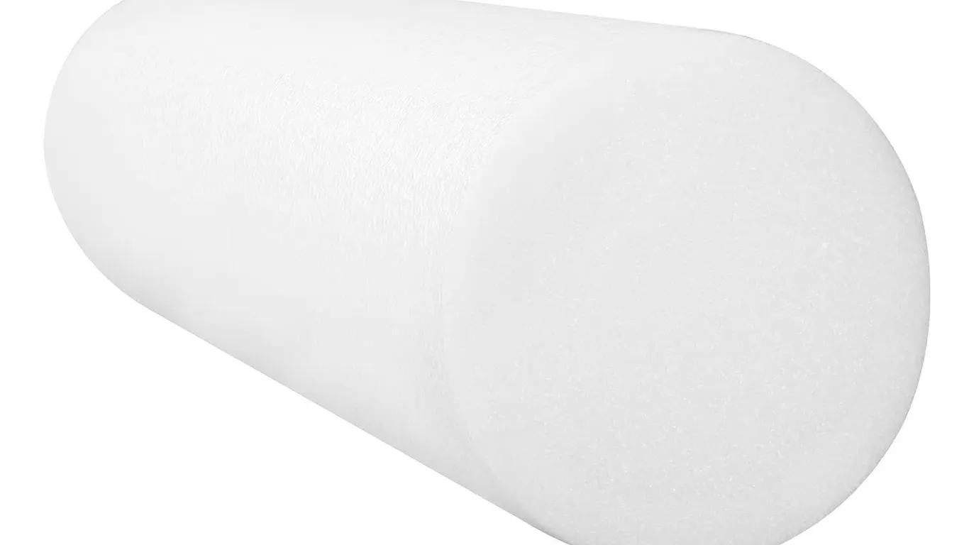 CanDo 30-2103 Foam Roller 4 x 12 White