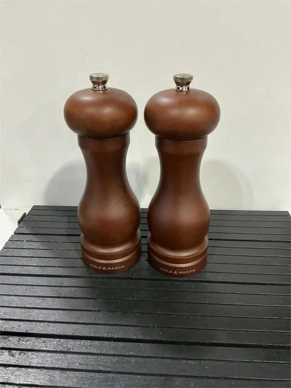 Cole and Mason Wooden Salt and Pepper Mill Set