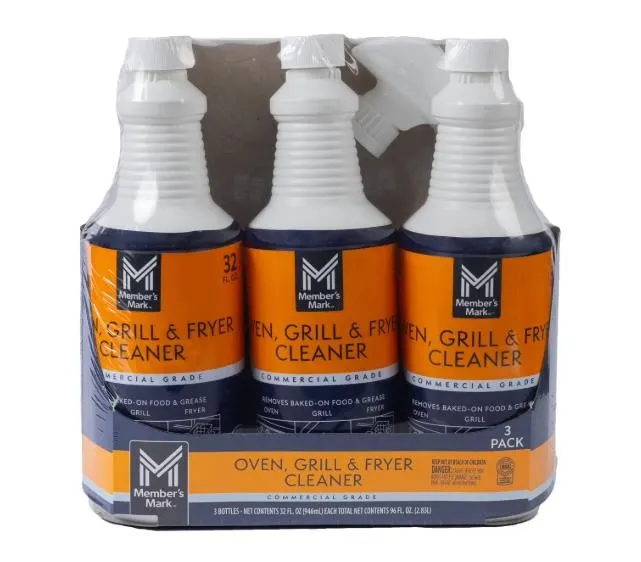 Commercial Oven Grill And Fryer Cleaner 32oz 3pk