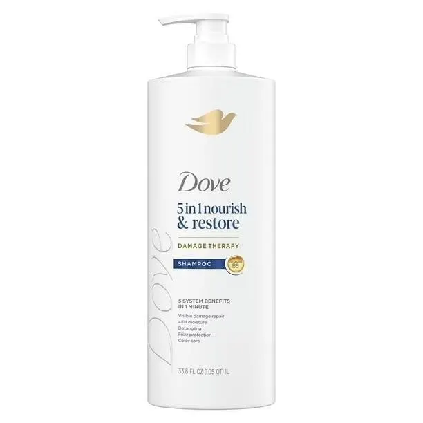 Dove Nourish Restore 5-in-1 Shampoo 33.8 Fl Oz