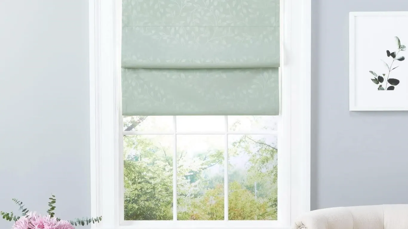 Exclusive Home Bolan Botanical Roman Shade 23x64