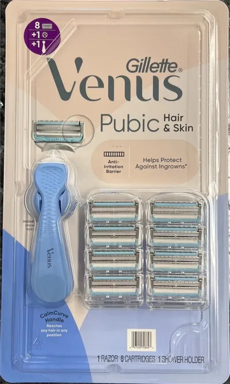 Gillette Venus Pubic Hair Razor 8 Replacements