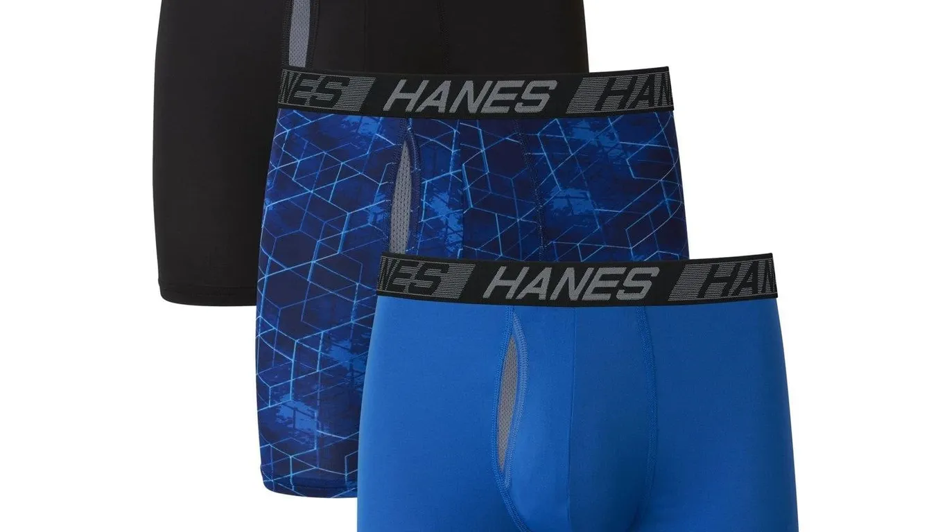 Hanes Total Support Pouch Boxer Briefs XL 3pk