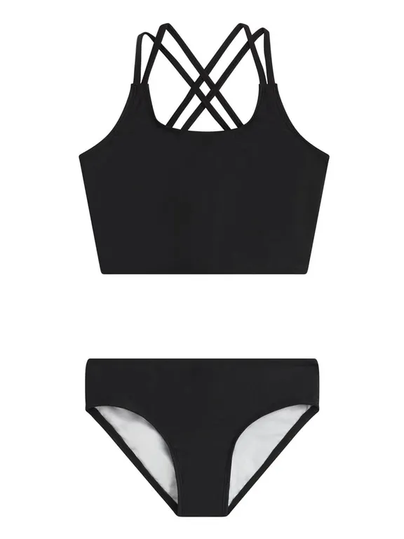 Kanu Surf Waverly Sport Tankini Solid Black...