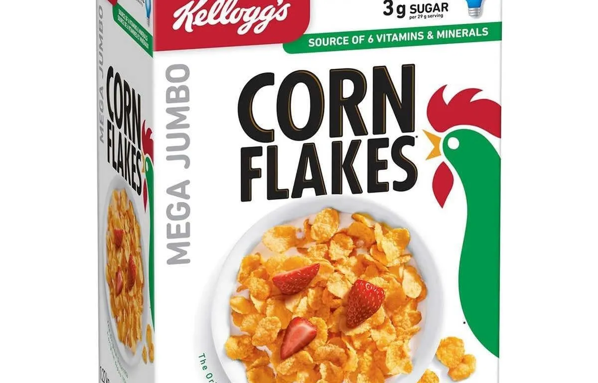 Kelloggs Corn Flakes Breakfast Cereal 43 oz