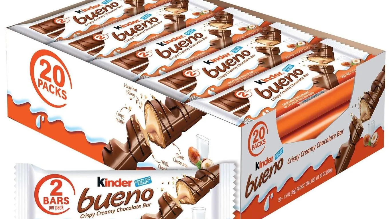 Kinder Bueno Milk Chocolate Bars 1.5oz 20ct