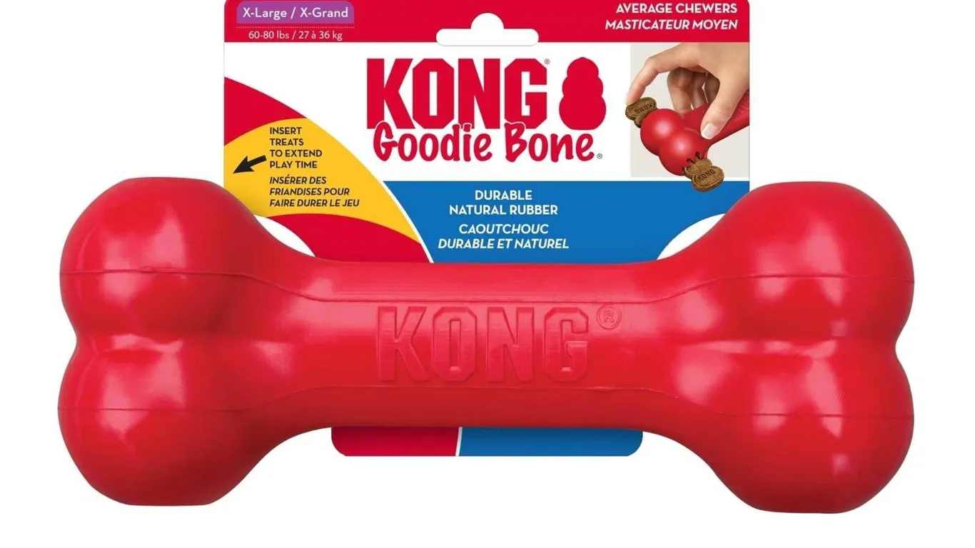 Kong Goodie Bone Classic Rubber Dog Toy X Large