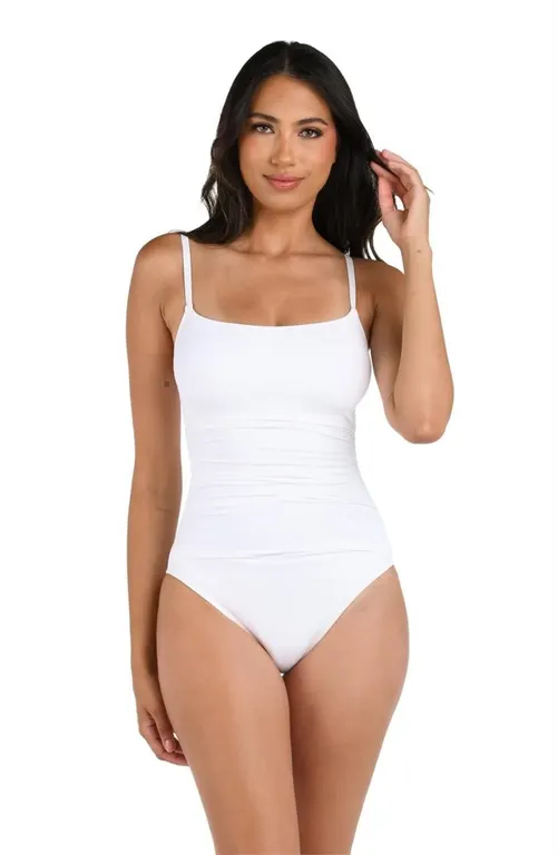 La Blanca Island Goddess One Piece Swimsuit Size 4
