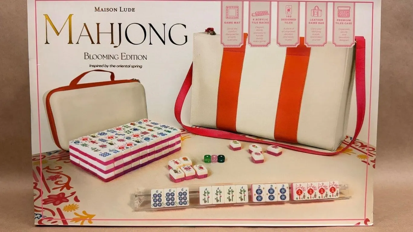 Maison Lude Deluxe Acrylic Mahjong Set Blooming