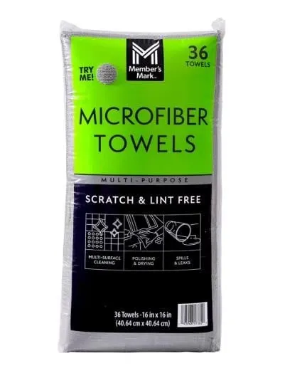 Microfiber Towels 16x16in 36ct