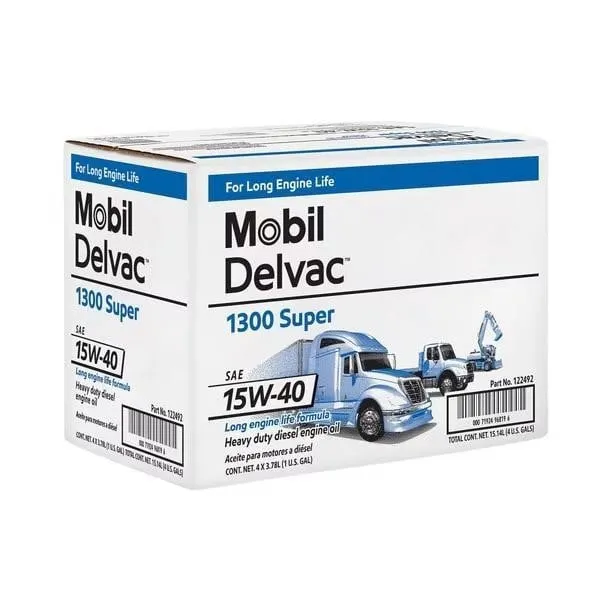 Mobil Delvac 1300 Super 15W-40 Diesel Oil 2.5 Gal