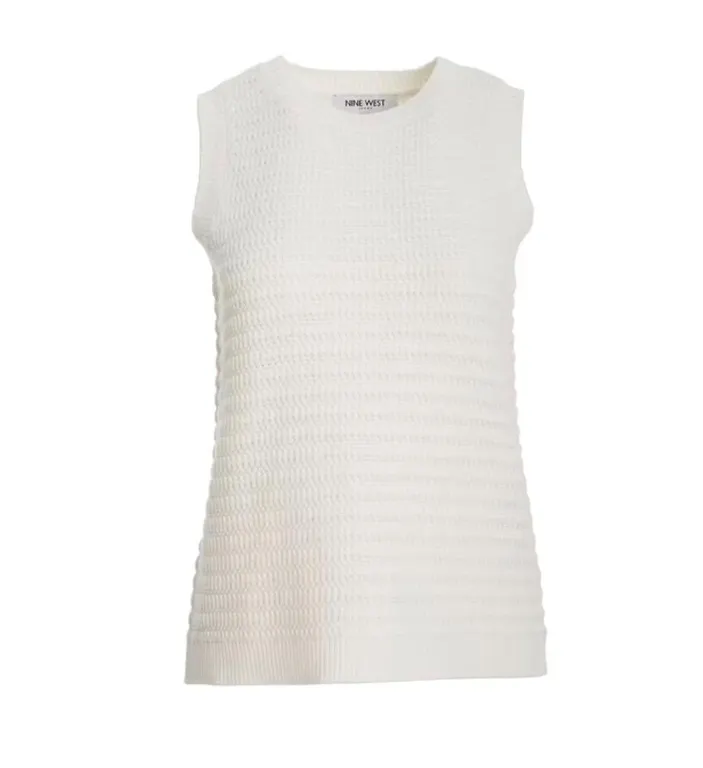 Nine West Crochet Tank Top Size M