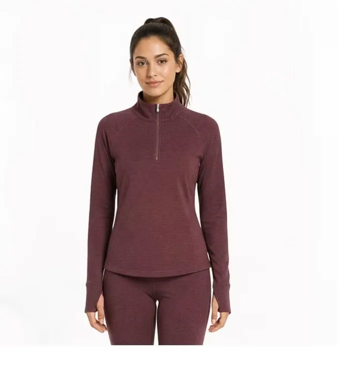 Outdoor Voices CloudKnit Quarter-Zip Pullover L
