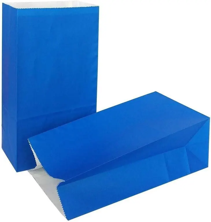 Perfect Stix Navy Blue Paper Goodie Bags 5x3x9...