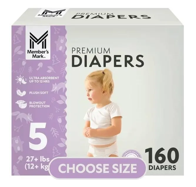 Premium Baby Diapers Size 5 160ct