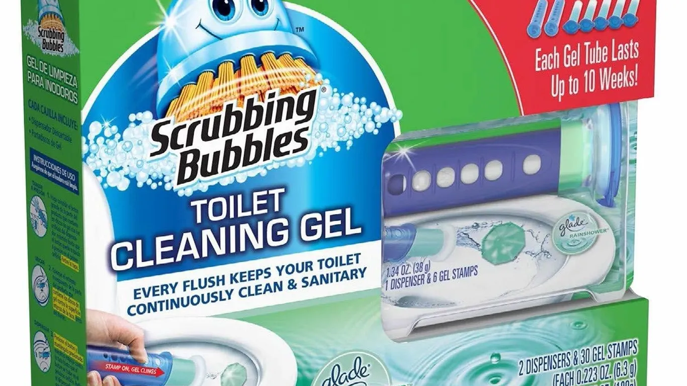 Scrubbing Bubbles Toilet Gel Discs Rainshower