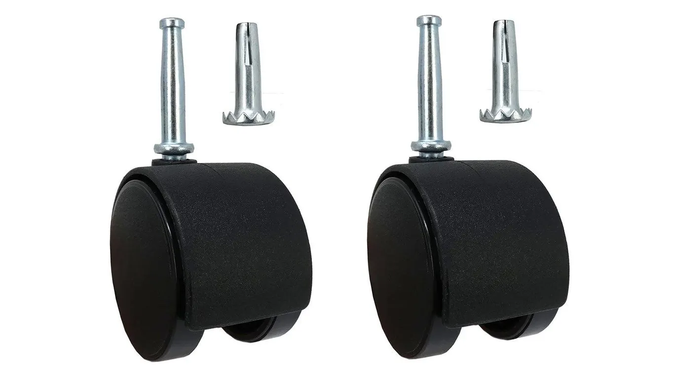 Shepherd 2-Inch Twin Wheel Office Chair Casters...