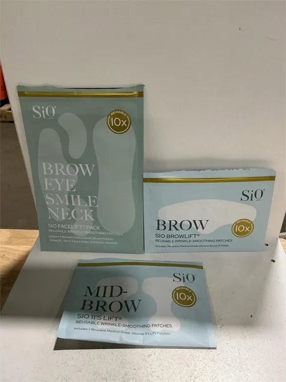 SiO Beauty Wrinkle Smoothing Patch 3pk Collection