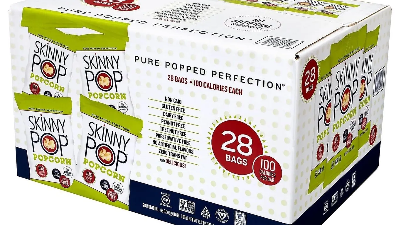 SkinnyPop Popcorn 0.65oz 28ct