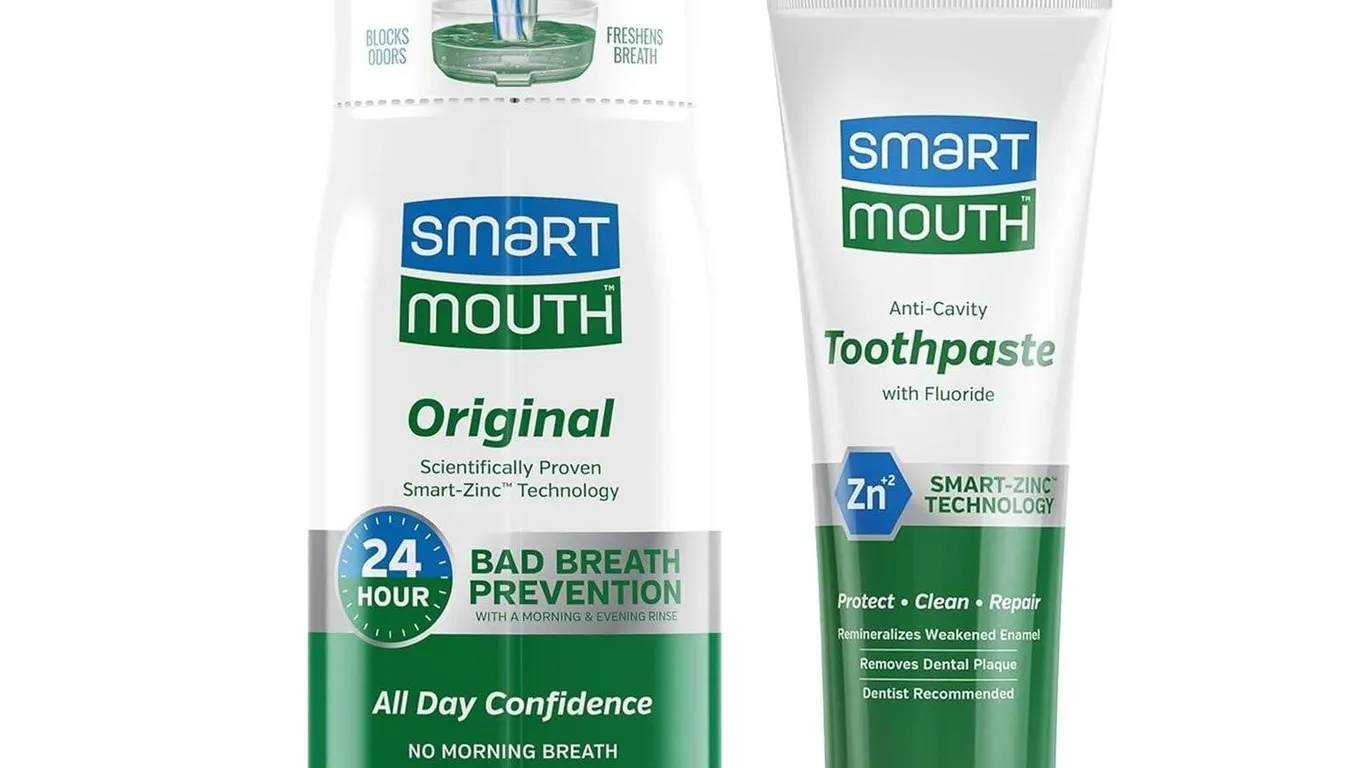 SmartMouth Mouthwash Toothpaste Combo 2pk