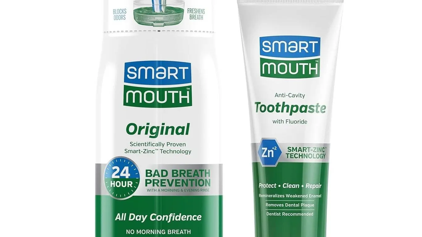 SmartMouth Mouthwash Toothpaste Combo 2pk