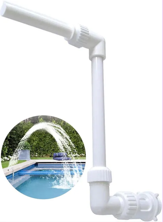 Spq Brands Adjustable Pool Waterfall Fountain