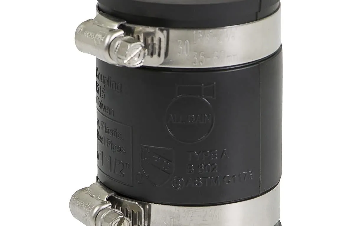 Supply Giant 6I46 Flexible PVC Coupling 1.5 Inch