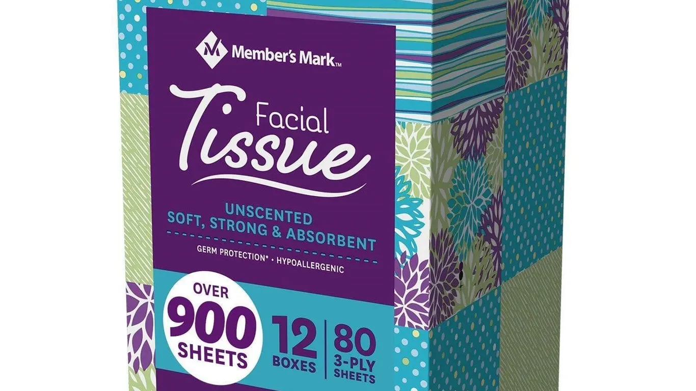 Ultra Soft 3-Ply Facial Tissues 960ct 12pk