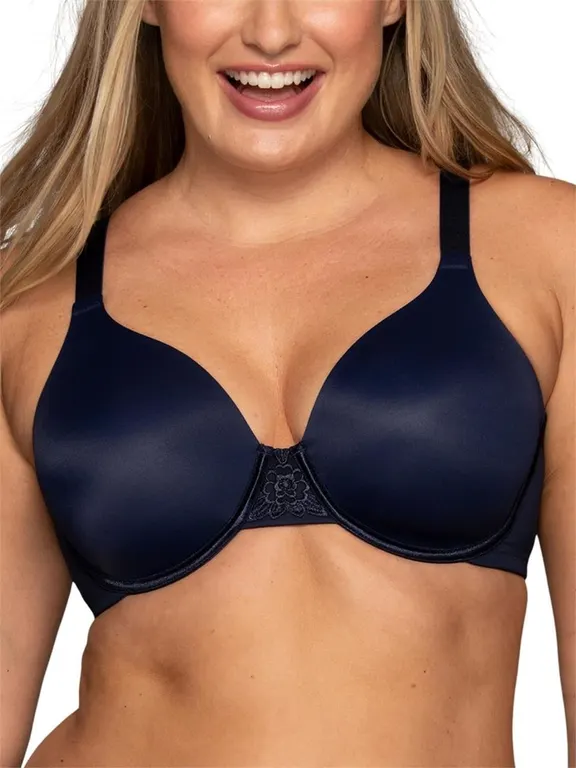 Vanity Fair 76380 Smoothing Underwire Bra 36C Navy