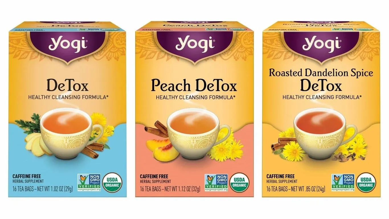 Yogi Herbal DeTox Tea Variety Pack 48ct 3pk