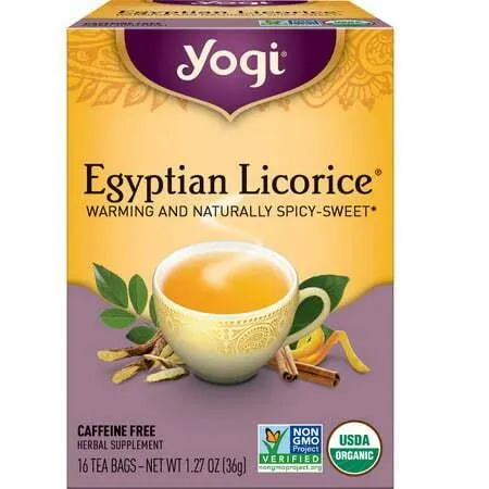 Yogi Egyptian Licorice Herbal Tea 96ct 6pk