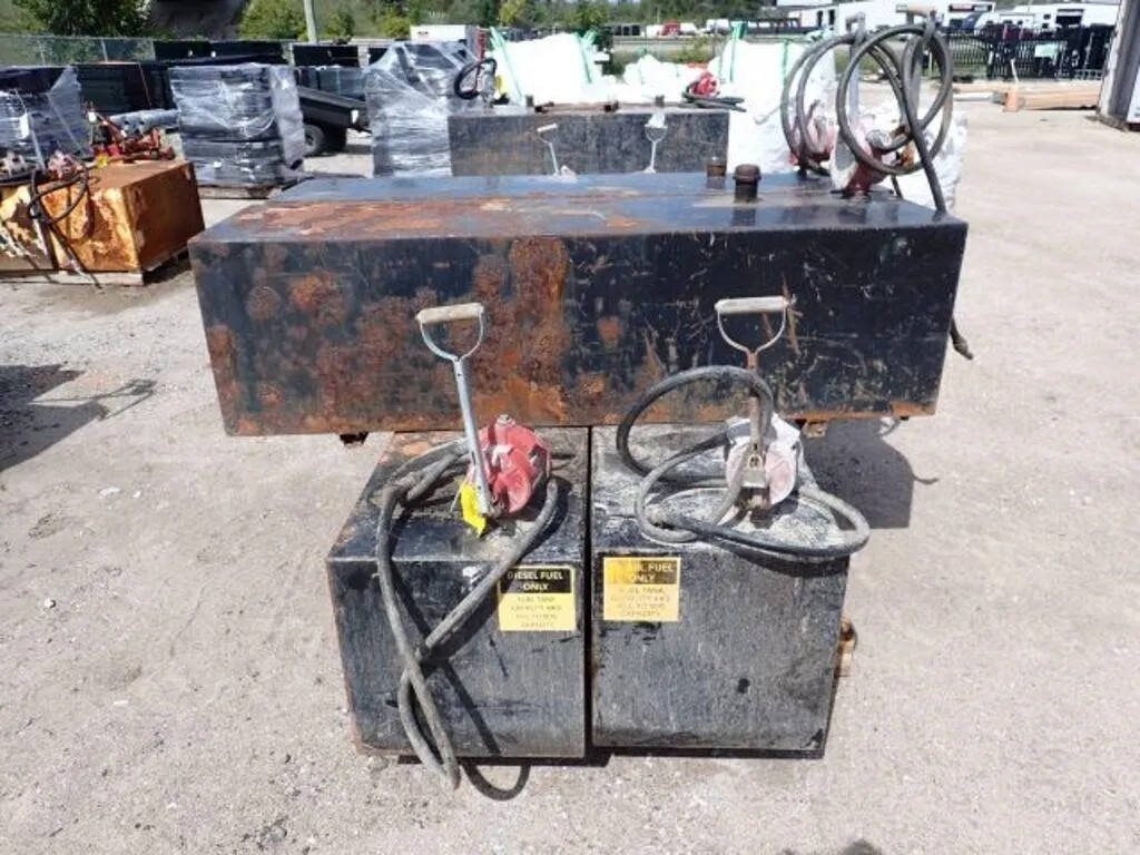 Qty Of (4) 450L Dyed Diesel Fuel Tank