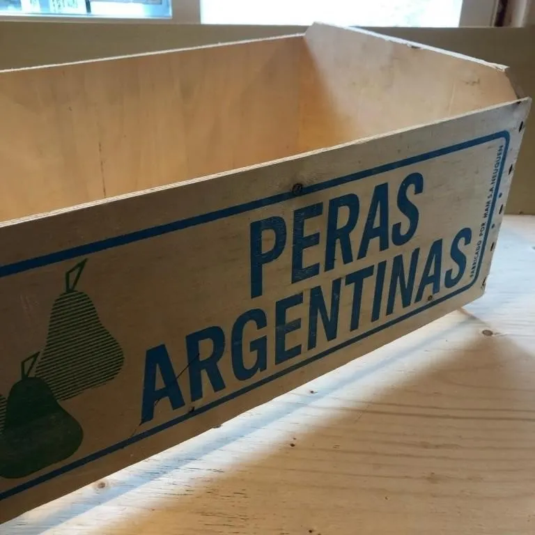 Vintage pear wood box