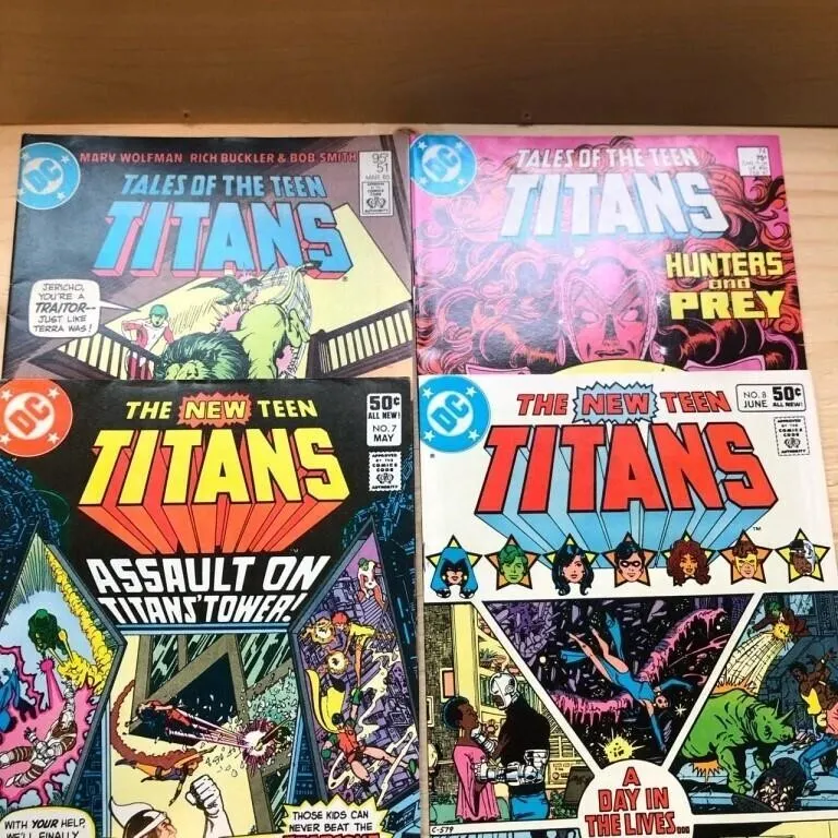 Comic Book lot New Teen titans