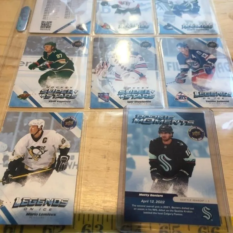NHL hockey card lot