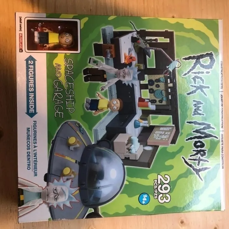 Rick and Morty toy in box