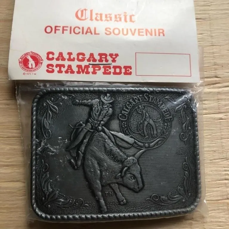 Calgary stampede belt buckle new