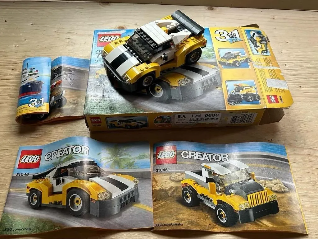 Lego 3 in 1 car set
