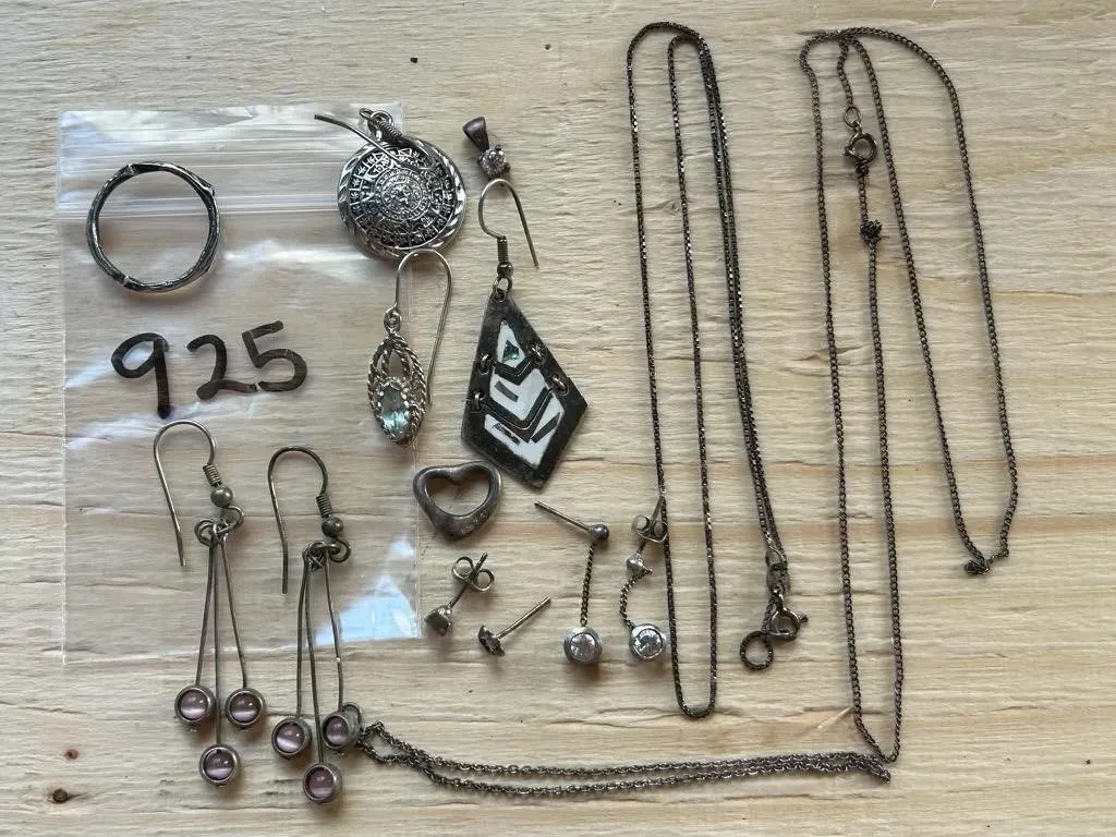 925 silver jewellery lot