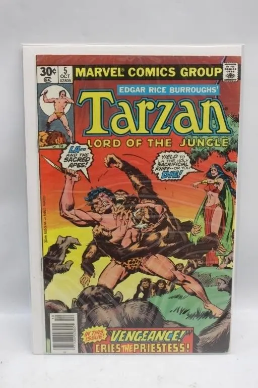 Tarzan Lord of the Jungle #5 Marvel Comics