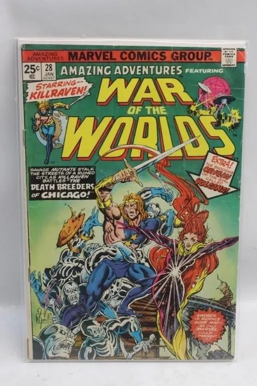 Amazing Adventures #28 War of the Worlds Killraven