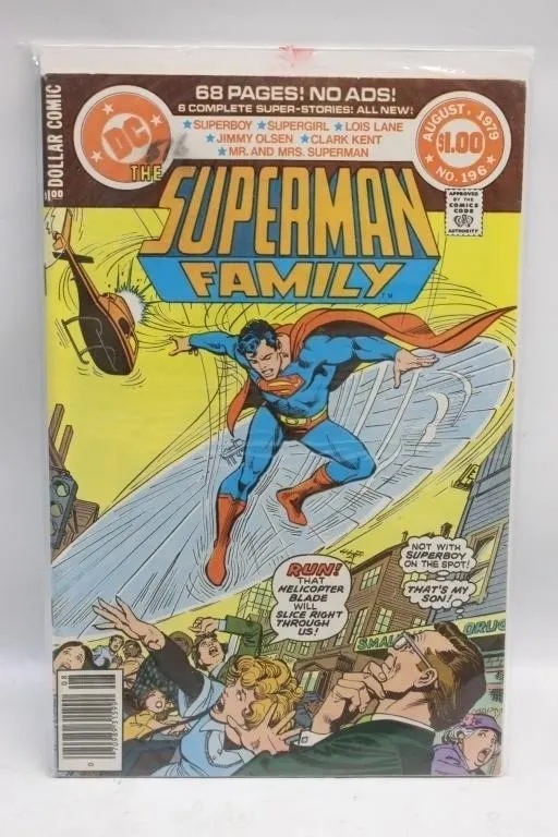 The Superman Family #196 Comic (Aug 1979)
