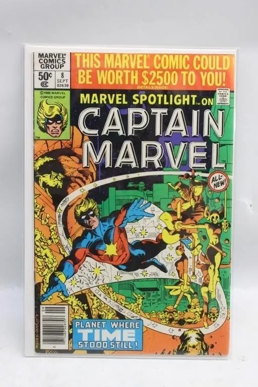 Marvel Spotlight #8 Captain Marvel Comic